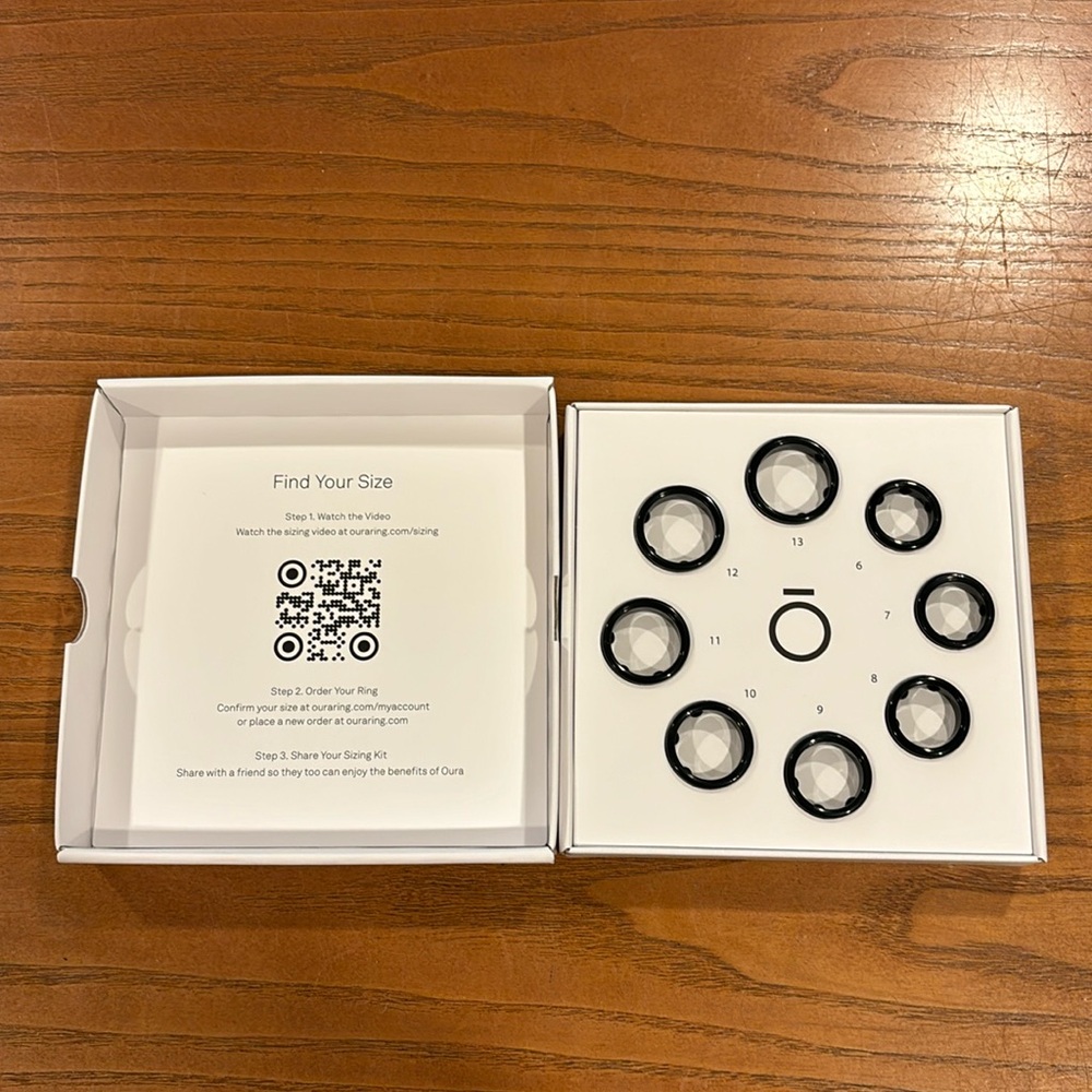 Oura ring sizing kit